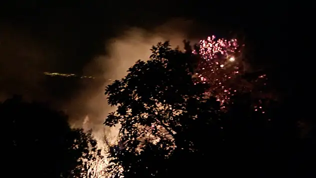 Gece saatlerinde çıkan orman yangını korkuttu!