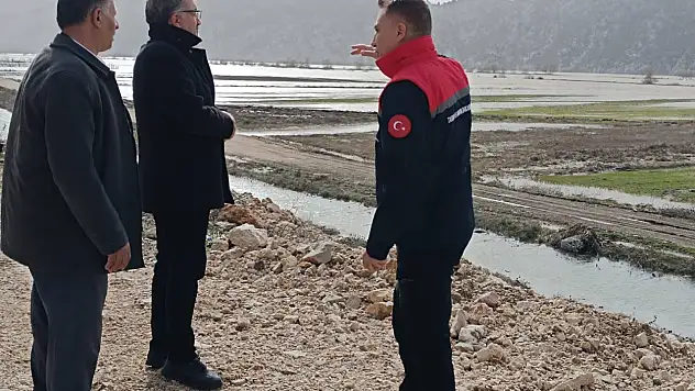 Gembos Ovası'nda taşkın sonrası inceleme yapıldı