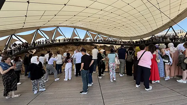 Göbeklitepe'de bayram tatili yoğunluğu yaşanıyor