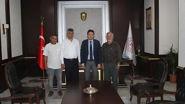 Görmeyenler Derneği'nden Kaymakam Ayhan'a ziyaret