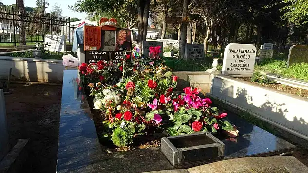 Güllü'nün mezarı gül bahçesine döndü