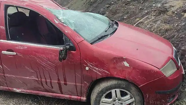 Gümüşhane'de uçuruma yuvarlanan araçtaki yaşlı kadın öldü