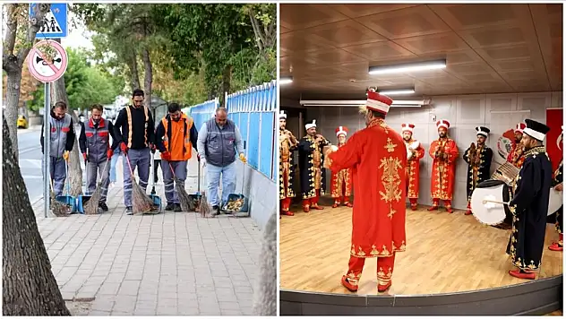 Gündüz Emek, Akşam Ecdat Nefesi: Belediye İşçilerinden Mehteran Sürprizi!