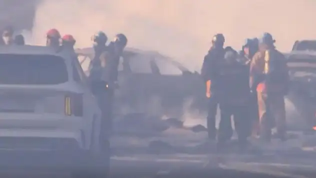 Güney Kore'de çıkan orman yangınında 2 itfaiyeci öldü