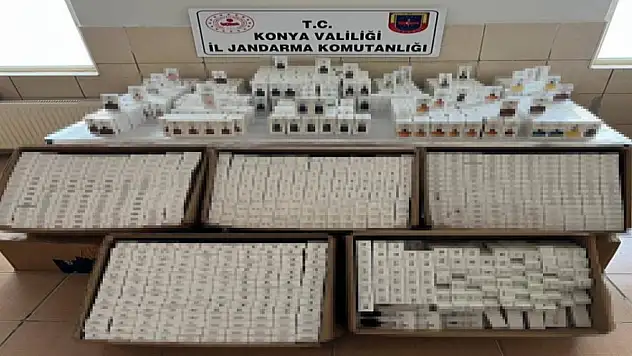 Halk sağlığıyla böyle oynuyorlar: Konya'da binlerce kaçak parfüm ele geçirildi!