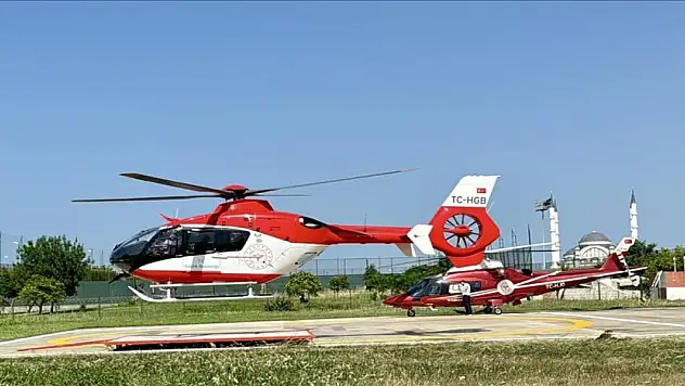 Hava ambulansları bayramda da durmadı