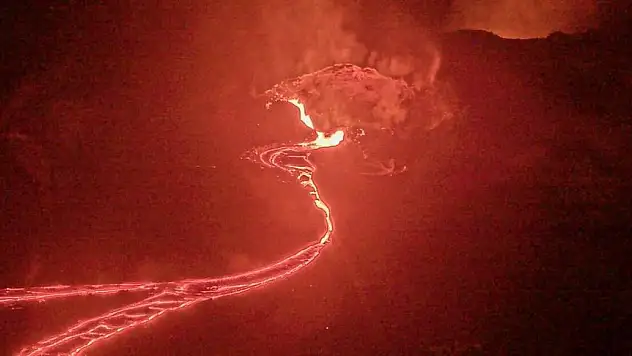 Hawaii'deki Kilauea Yanardağı'nda 36'ncı patlama öncesi lav akıntıları