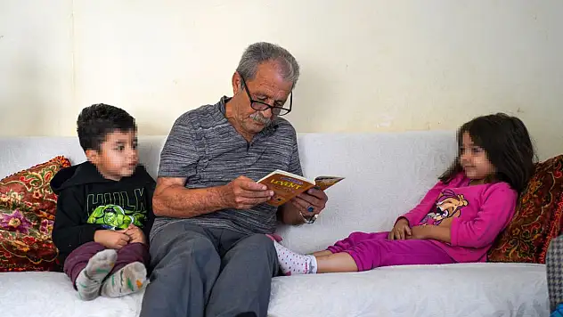 Hayatını torunlarına adadı! 3 torun dedeyle kalacak!