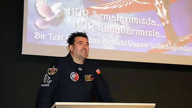 HÜRKUŞ Test Pilotu Özpala, tecrübelerini NEÜ öğrencileriyle paylaştı