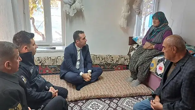 Hüyük Kaymakamı Evsen, şehit aileleri ve gazileri ziyaret etti