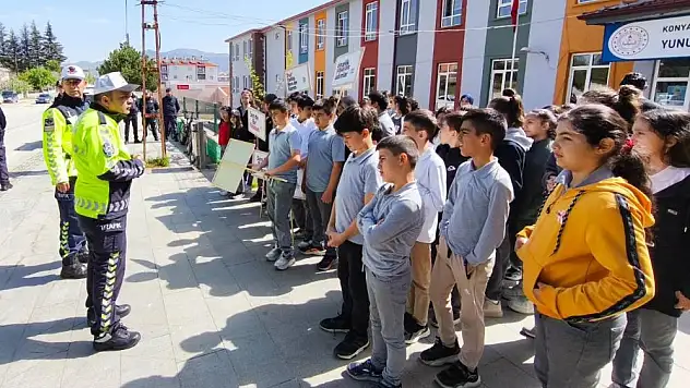 Hüyük'te Karayolu Trafik Haftası etkinlikleri yapıldı
