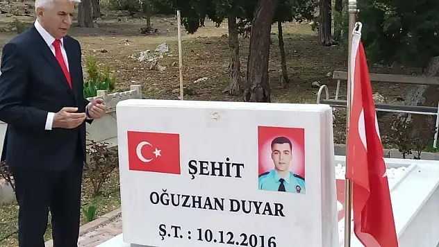 Hüyük'te şehitlikler ziyaret edildi