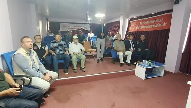 Hüyük'te tarımsal planlama toplantısı
