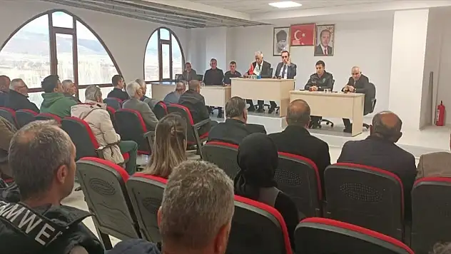 Hüyük'te yıl sonu değerlendirme toplantısı düzenlendi
