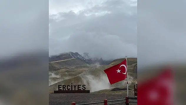 İç Anadolu'nun zirvesine kar yağdı