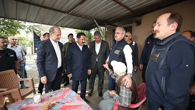 İçişleri Bakan Yardımcısı Karaloğlu, Hatay'da sağanaktan etkilenen alanları inceledi