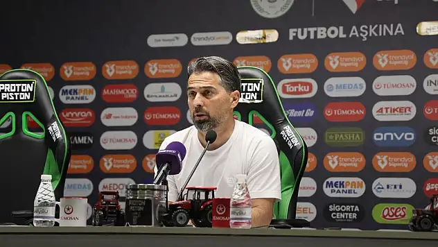 İhan Palut'tan Konyaspor mağlubiyeti sonrası açıklama