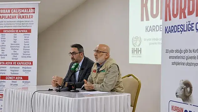 İHH Konya Şubesi'nden Kurban'da Kardeşliğe Çağrı