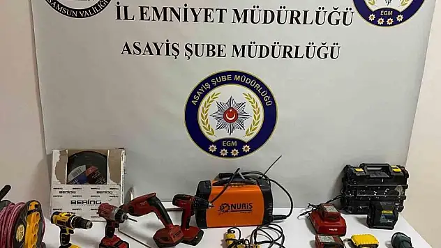 İnşaattan 120 bin liralık malzeme çalan şahıs yakalandı