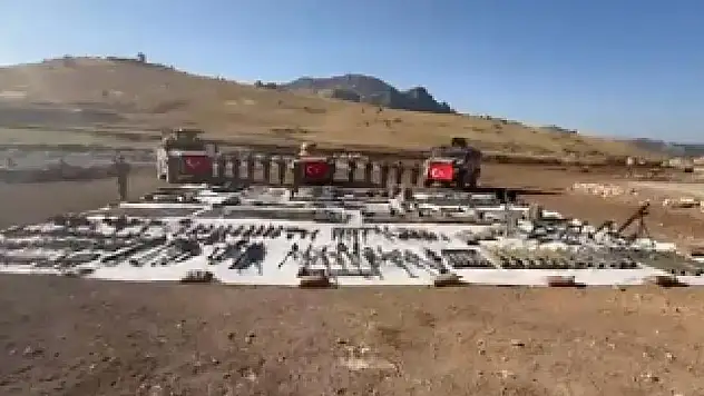 Irak'ın kuzeyinde teröristlere ait 33 odalı mağara kullanılamaz hale getirildi