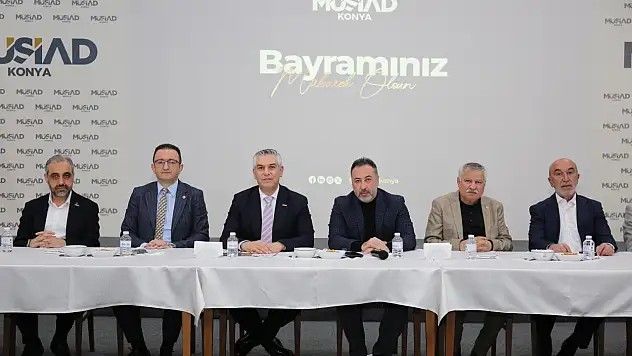 MÜSİAD Konya, iş ve siyaset dünyasını bayramlaşma programında bir araya getirdi