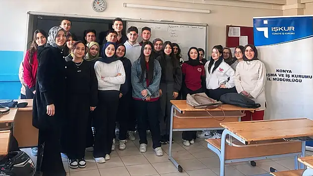 İŞKUR'dan Beyşehirli öğrencilere mesleki danışmanlık desteği!