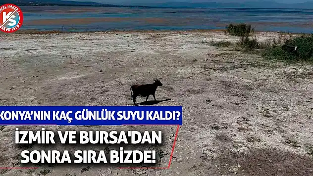 İzmir ve Bursa'dan sonra sıra bizde! Konya'nın kaç günlük suyu kaldı?