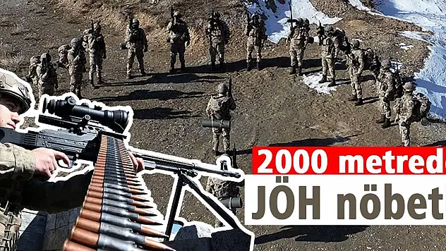 JÖH timleri, yüksek rakımlı dağlarda operasyonlarını sürdürüyor