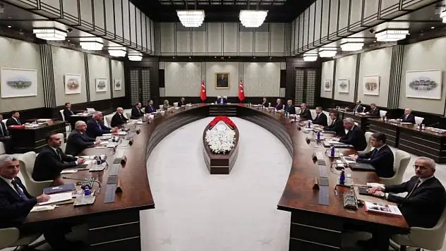 Kabine bugün Çankaya Köşkü'nde toplanacak
