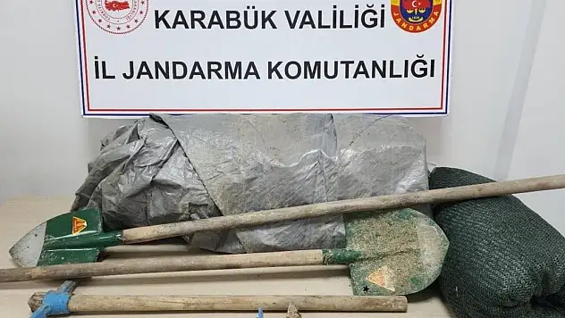 Kaçak kazı yaparken suçüstü yakalandı
