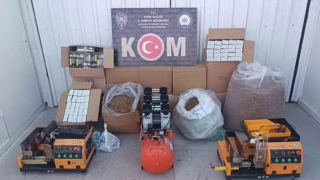 Kaçak tütün operasyonu: 68 bin makaron ele geçirildi