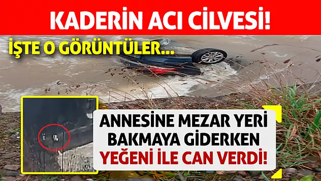 Kaderin acı cilvesi! Annesine mezar yeri bakmaya giderken yeğeni ile can verdi!