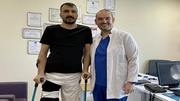 Kaldırımdan düşündü bir daha kalkamadı! Tendon nakliyle sağlığına kavuştu