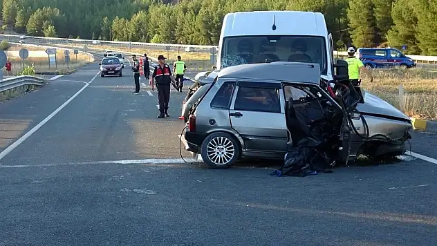 Karabük'te trafik kazası: 1 ölü, 1 yaralı