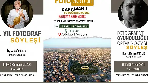 Karamanlılar Müjde! Ücretsiz Etkinlikler Sizi Bekliyor!