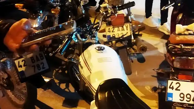 Karapınar'da motosiklet denetimi