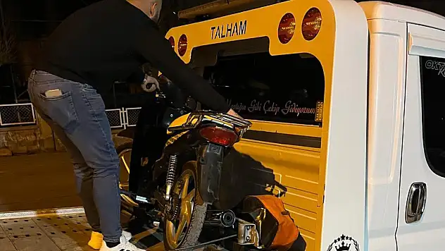 Karapınar'da motosiklet denetimleri sürüyor