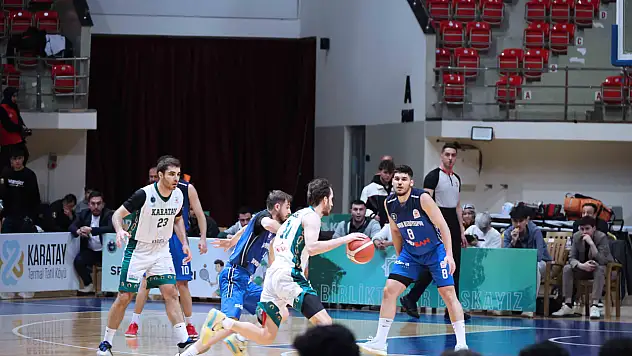 Karatay Basketbol, play-off'ta ikinci maç öncesi avantajı kaptı