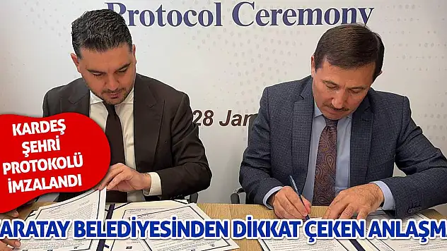 Karatay Belediyesinden dikkat çeken anlaşma!