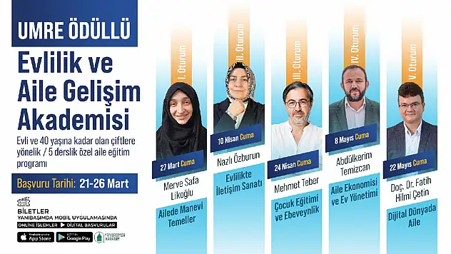 Karatay'da eğitim alan çiftlere büyük müjde: Semineri tamamla, umre hediyesini al!