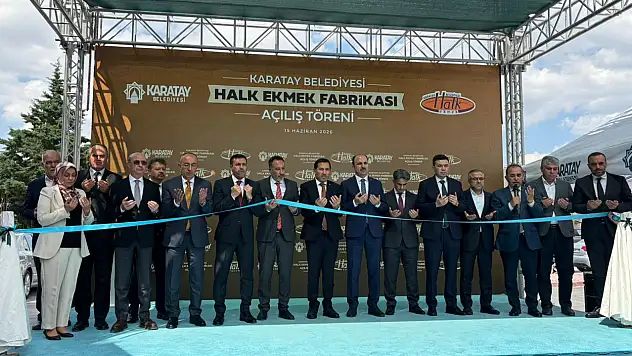 Karatay'da halk ekmek üretimi güçleniyor: Yeni tesis hizmete açıldı!