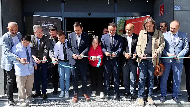 Karatay'da özel çocukların gözünden anlamlı sergi!
