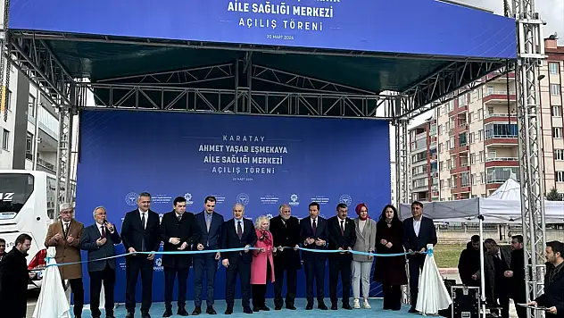 Karatay'ın yeni sağlık merkezi 20 bin kişiye şifa dağıtacak!