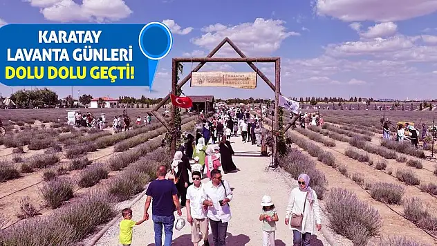 Karatay Lavanta Günleri Dolu Dolu Geçti!