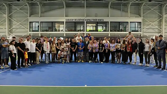 Karatay'da Tenis Turnuvası Sona Erdi