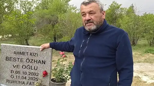 Karnında bebeği ile öldürülen Beste'nin mezarına Anneler Günü ziyareti