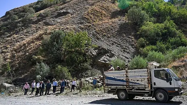Kayalık alandan düşen 334 küçükbaş hayvan telef oldu
