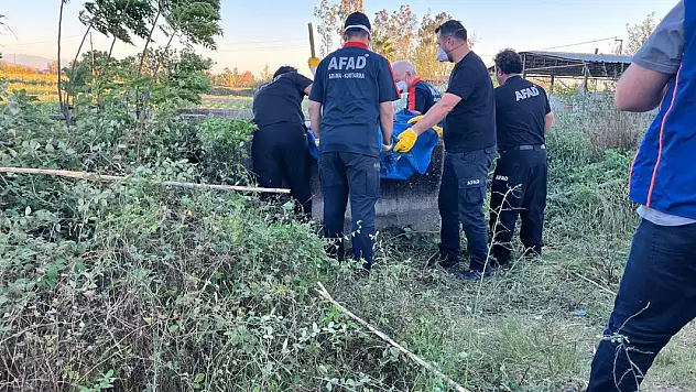 Kayıp Yaşlı Adam Sulama Kanalında Ölü Bulundu!