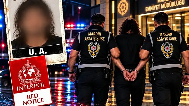 Kırmızı bültenle aranan cinayet şüphelisi Mardin'de yakalandı