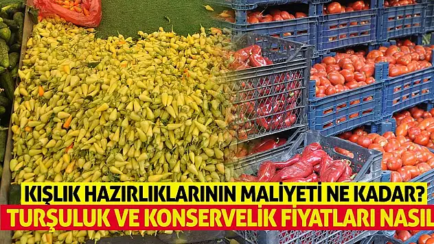 Kışlık hazırlıklarının maliyeti ne kadar? Turşuluk ve konservelik fiyatları nasıl?